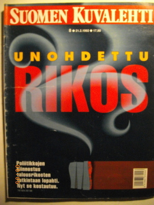 Suomen Kuvalehti Nro 8/1992. (12.3)