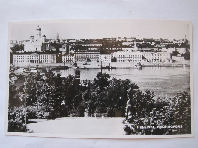 VANHA Postikortin Alkup.Mallikappale Helsinki 1950-luku