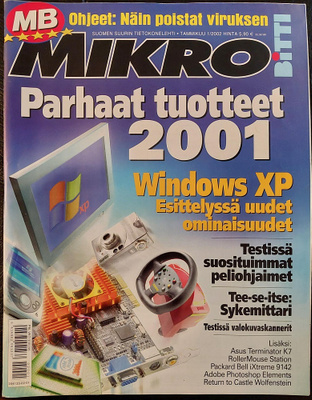 MikroBitti MB 2002 ja MB 2003 CD-rom -levyt sekä MikroBitit