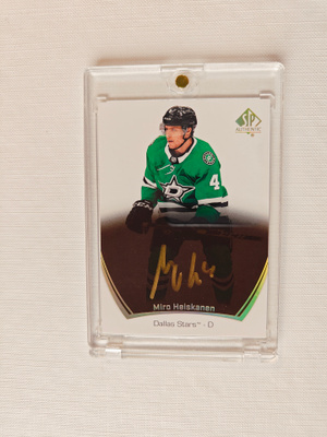 Miro Heiskanen - 21-22 SP Authentic Black Gold Auto