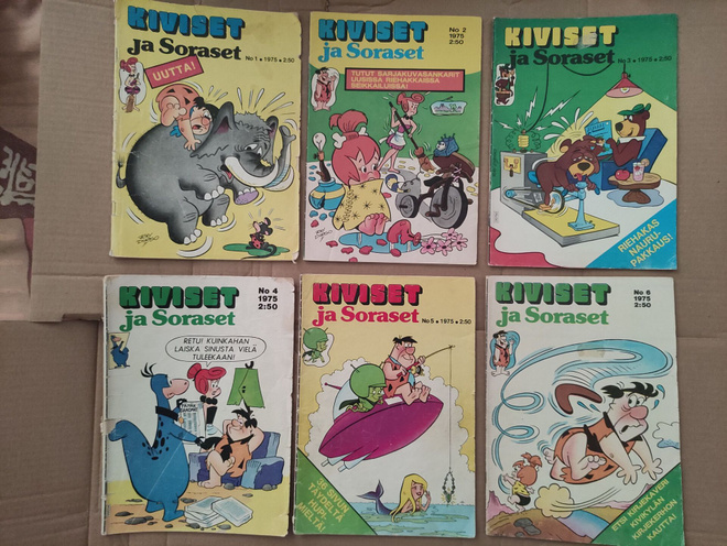 Kiviset ja Soraset 1975 1-6, 10-12