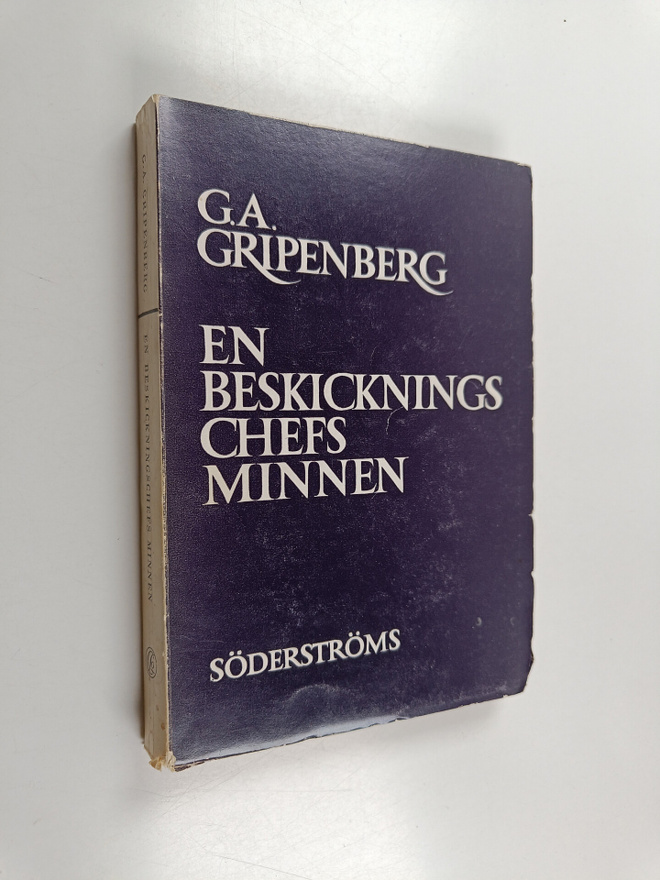 G. A. Gripenberg : En beskickningschefs minnen 1, Finland...