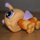 LITTLEST PET SHOP lila-oranssi MEHILÄINEN, AMPIAINEN #1307 - pikkukuva 5