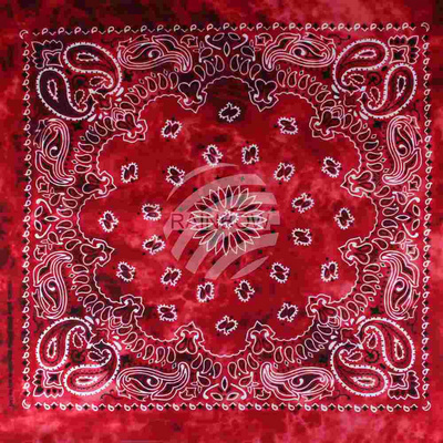 Viper Bandana, Punainen Paisley, 50x50cm 100% Puuvillaa UUSI