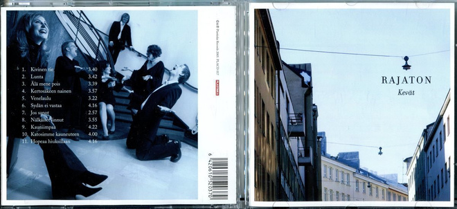 LAULUYHTYE RAJATON . CD-LEVY . RAJATON KEVÄT