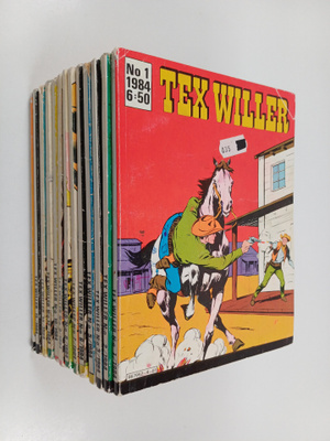 Tex Willer vuosikerta 1984 (puuttuu nrot 4, 11 ja 14)