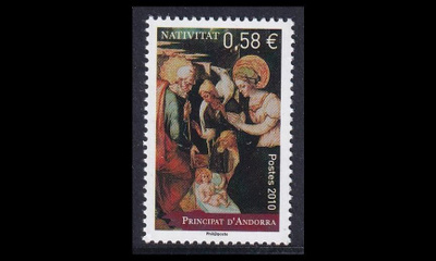 Andorra Fr 724 ** Joulu (2010)