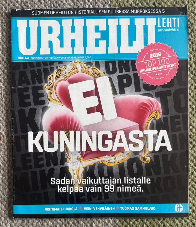 URHEILULEHTI #53 / 30.12.2015