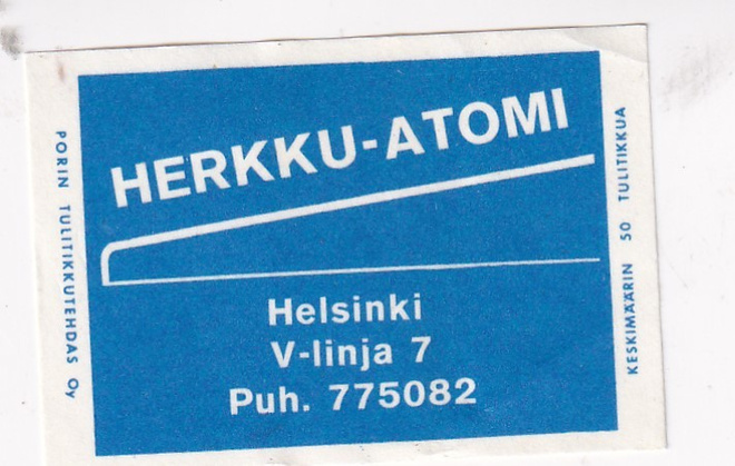 Helsinki, Herkku - Atomi , V-Linja 7      7/13