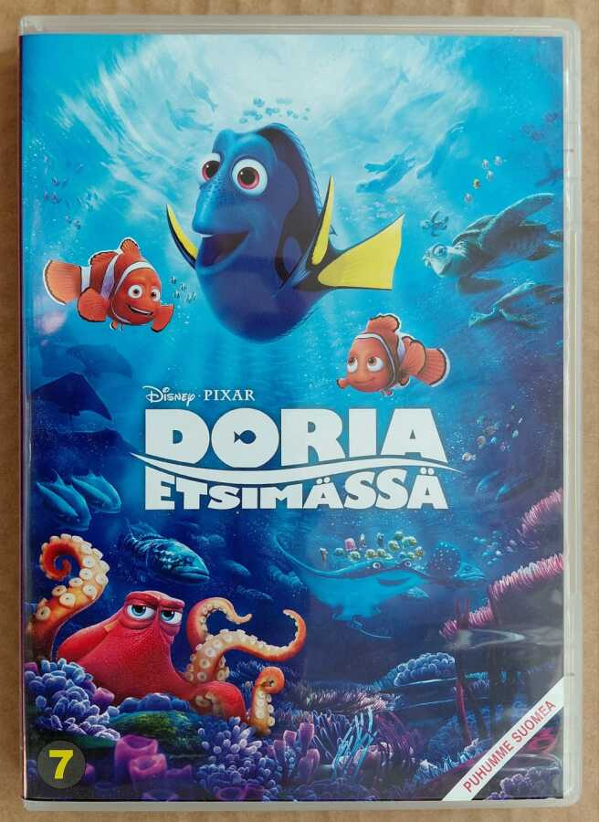 Disney • Pixar: DORIA ETSIMÄSSÄ – Suomenkielinen DVD 2016
