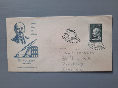 FDC Suomi 1960 Nortamo EL ja teemakuori, Rauma