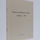 Suomen nimiarkiston säätiön toiminta vuonna 1973 - pikkukuva 1