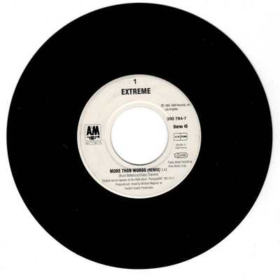 Extreme: More Than Words 7"
