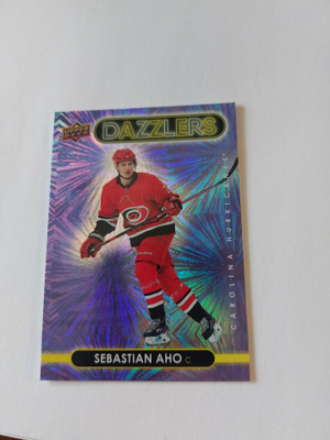 2021-22 Upper Deck Dazzlers Purple #DZ9 Sebastian Aho