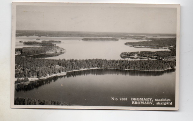 Bromarv, ilmakuva ( Karhumäki n:o 7883)