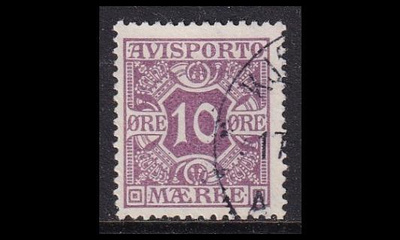 Tanska VM_4Y o Avisporto 10 öre (1914)