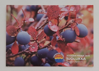 JUOLUKKA, vuoden 2010 marja"-KULKEMATON POSTIKORTTI