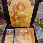 2 kpl Alphonse Mucha kirjat + esite ( SIS POSTIKULU ) - pikkukuva 2