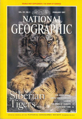 National Geographic vol.191 No.2 poster: Dawn of Humans