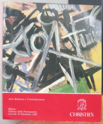 Christie´s: Arte Moderna e Contemporanea, Milano 1987