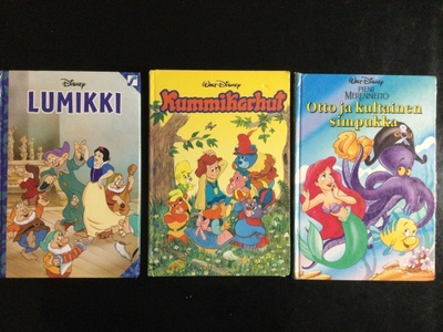 WALT DISNEY - DISNEYN SATULUKEMISTO.  kovakantinen. 3 KPL.