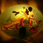 Vintage Disney seinälamppu - pikkukuva 2