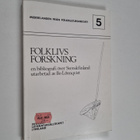 Bo Lönnqvist : Folklivsforskning. En bibliografi över Sve... - pikkukuva 1
