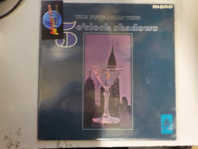 THE PETE JOLLY TRIO - 5 O'CLOCK SHADOWS EX+/EX+ LP