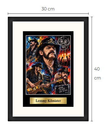 Uusi Lemmy Kilmister Motörhead art print Limited Edition