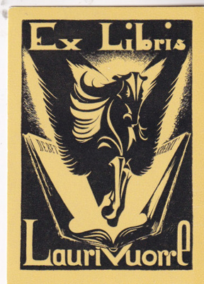 Ex Libris, Lauri Vuorre, b695