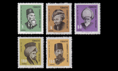 Turkki 2053-7 ** Merkkihenkilöitä (1967)