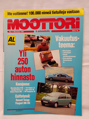 Moottori & automatkailu No 11 marraskuu 1993