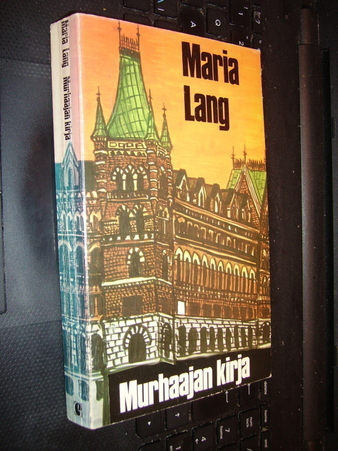 Maria Lang : Murhaajan kirja ( 1 p. 1972 ) sis. postikulut