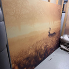 Erittäin iso sisustustaulu 250 x 190 cm peura niityllä - pikkukuva 1