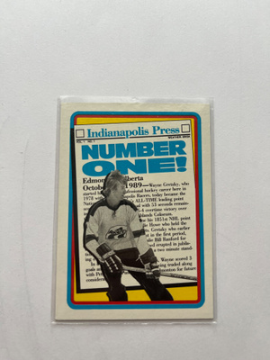 1990-91 Topps Number One Wayne Gretzky  #1