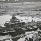 VANHA Sota Valokuva Panssarivaunu Ponttoonisilta ym 1941 - pikkukuva 2