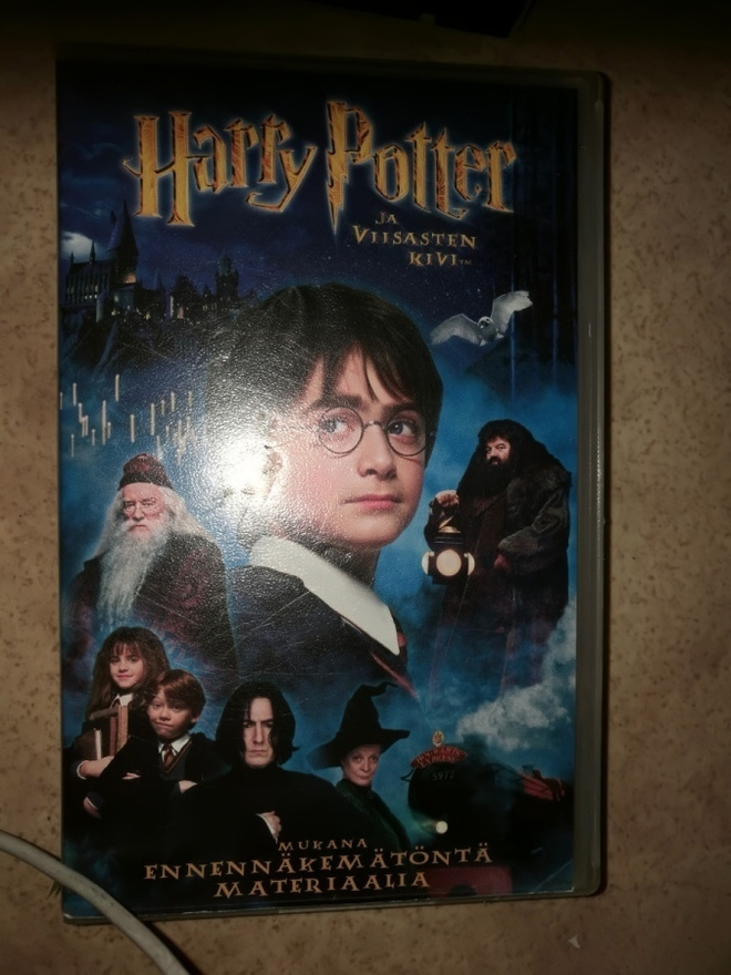 VHS videokasettikooste Harry Potter