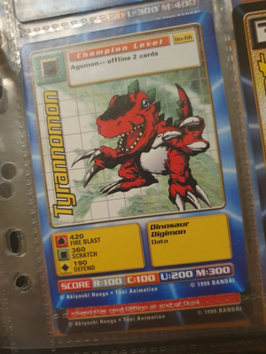 [M] 1999 Bandai Digimon - Non Holo card Bo-66