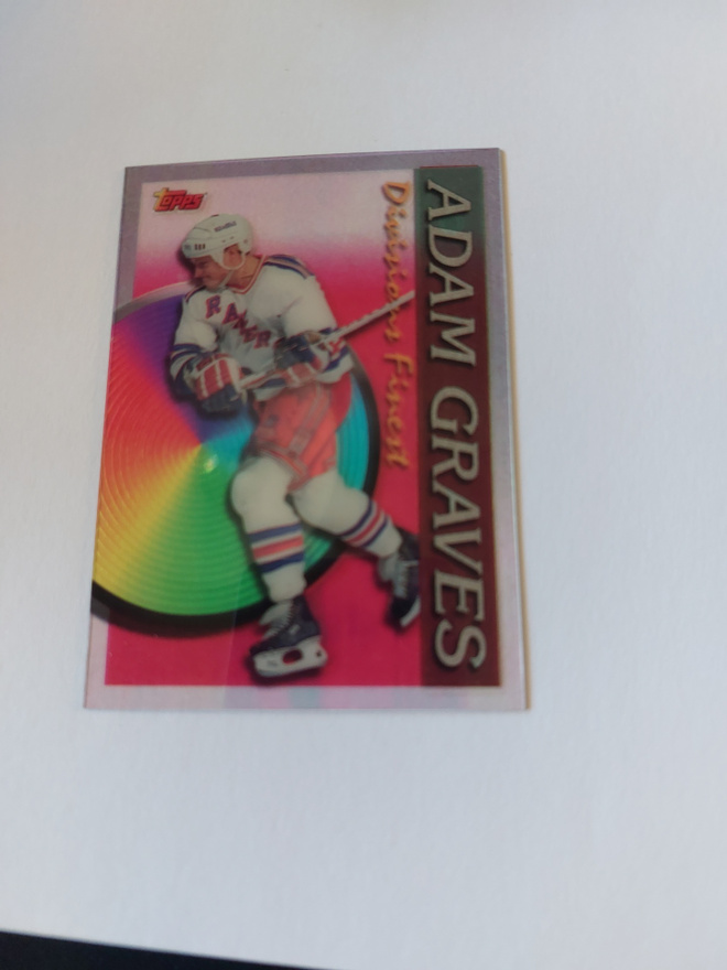 1994-95 Finest Division's Finest Clear Cut #9 Adam Graves
