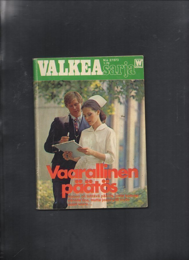 Valkeasarja n:o 2 1973 Vaarallinen päätös