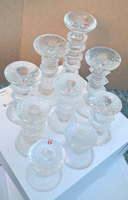 Iittala Festivo -kynttilänjalat, 9kpl, Timo Sarpaneva