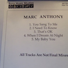 MARC ANTHONY::5 TRACKS CDR-NOT FINAL MIXES COLLECTORS ITEM ! - pikkukuva 2