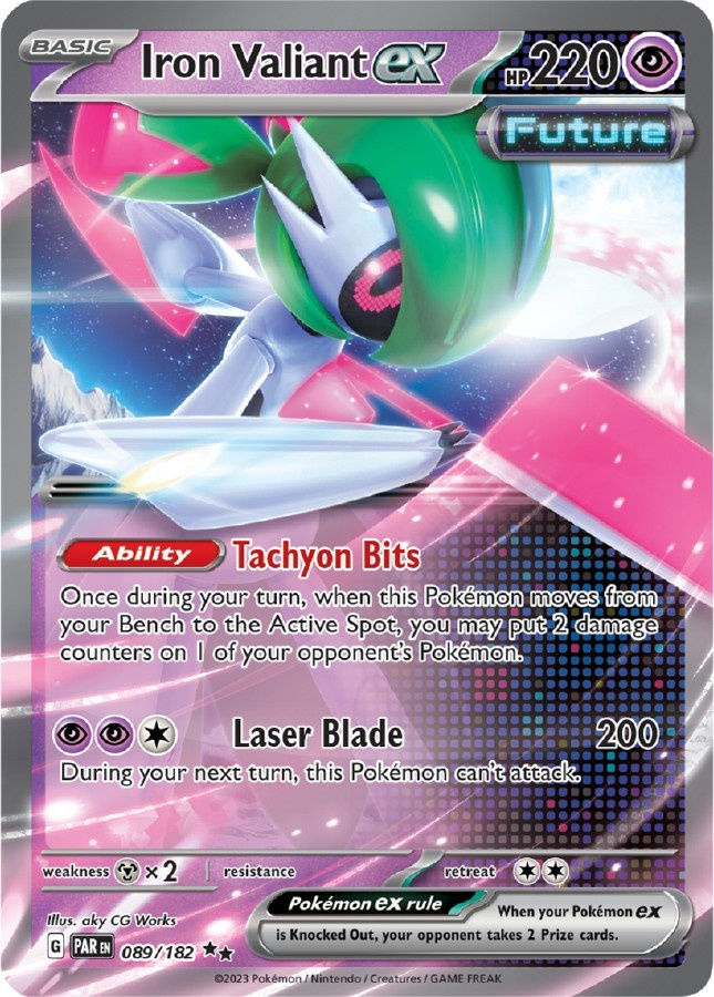 Iron Valiant ex 089/182 - Paradox Rift - NM/M