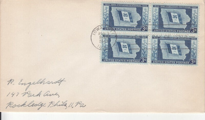 USA FDC 1948  nelilöllä