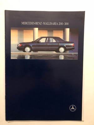Myyntiesite Mercedes-Benz E-mallisarja 200-300 - 7/1991