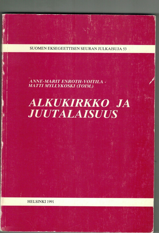 Alkukirkko ja juutalaisuus
