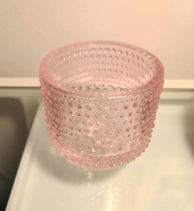 Iittala Kastehelmi vaalea pinkki