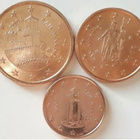 SAN MARINO 1 CENT + 2 CENTS +5 CENTS  2004 UNC  (KO-161) - pikkukuva 2
