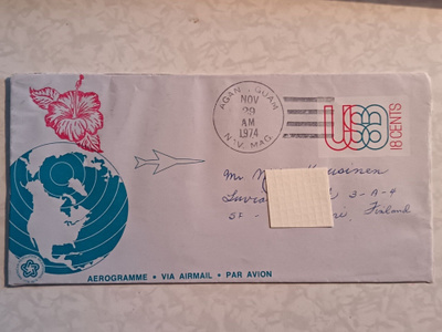 Lentoposti Usa1974