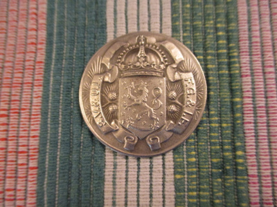 S.V.& U.L-F.G .& I.F. Hopeinen viestimitali 1929.